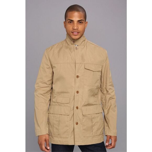 Fjallraven Travel Blazer G-1000 Cotton Utility Field Jacket Pockets  Tan Small - Picture 3 of 16